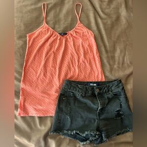 GAP Pink Fitted Camisole Top